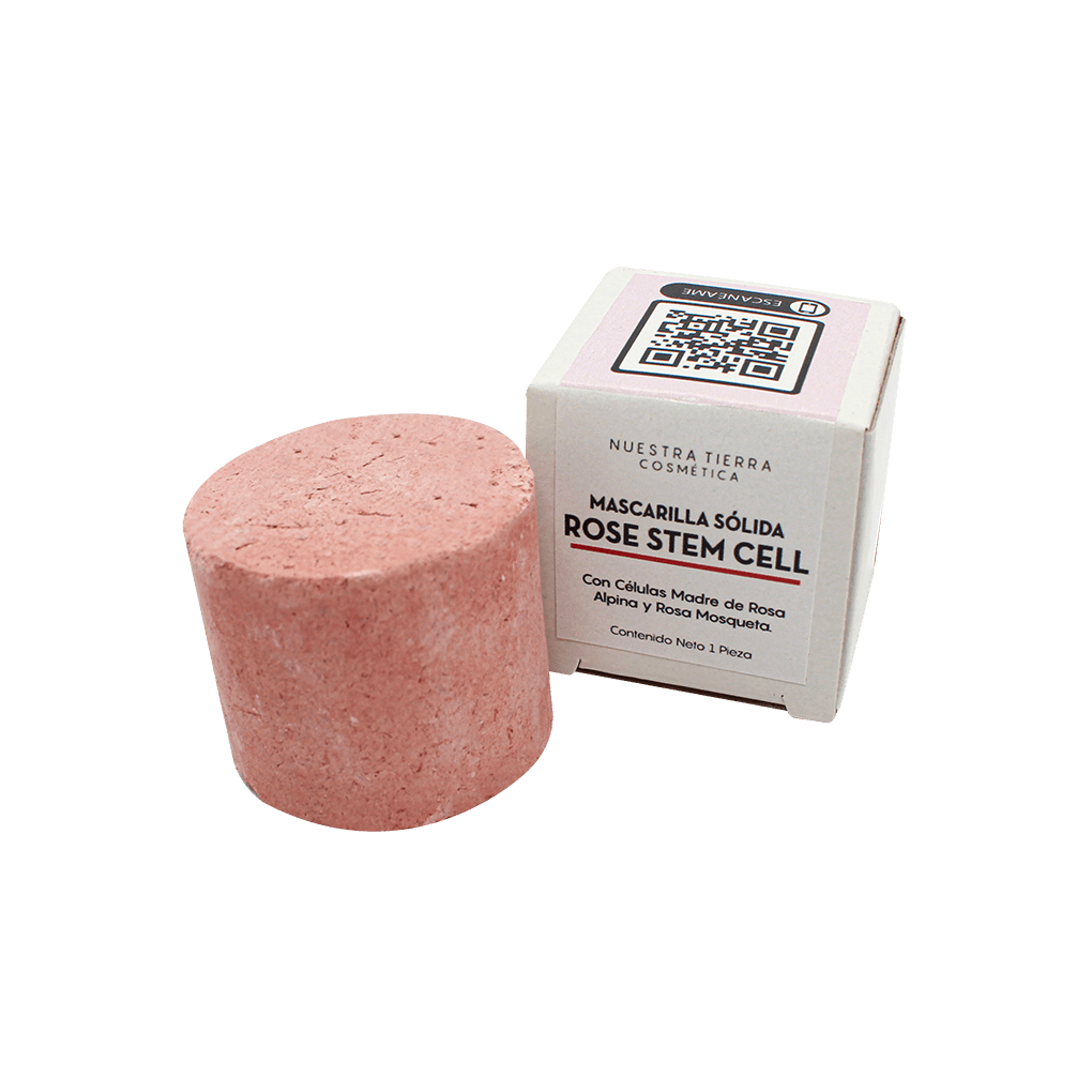 Rose Stem Cell Mascarilla Solida - Nuestra Tierra Cosmética Ancestral