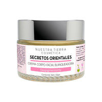 Secretos Orientales Crema Aclarante con Ac. Kojico, Arbutina y Vit. C - Nuestra Tierra Cosmética Ancestral